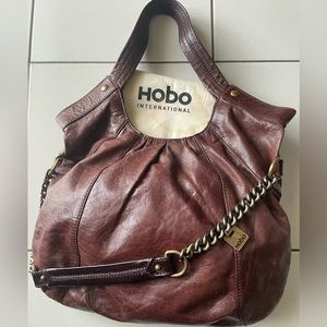 Vintage Women’s HOBO international Leather Shoulder Tote